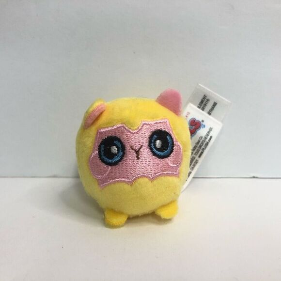 squeezeamals plush yellow mini squish pink face collectible 2 inch - Picture 1 of 5